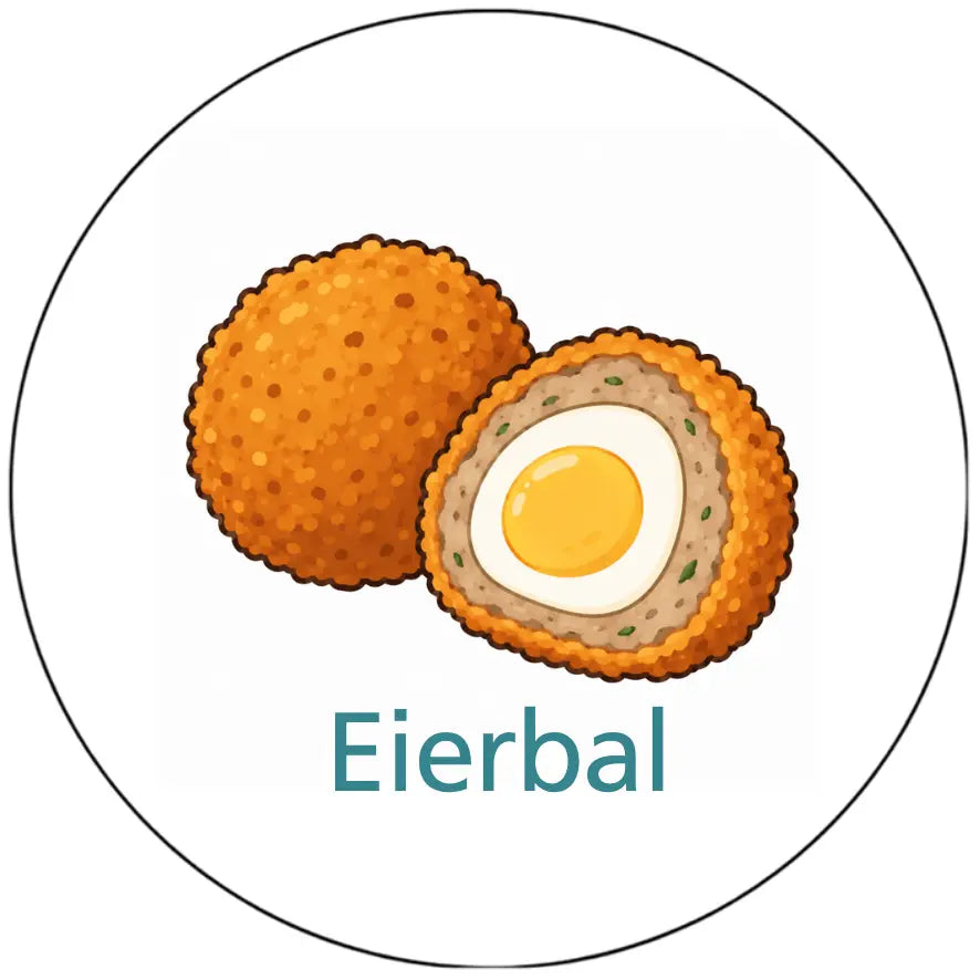 Regionale lekkernij Eierbal – Versie D