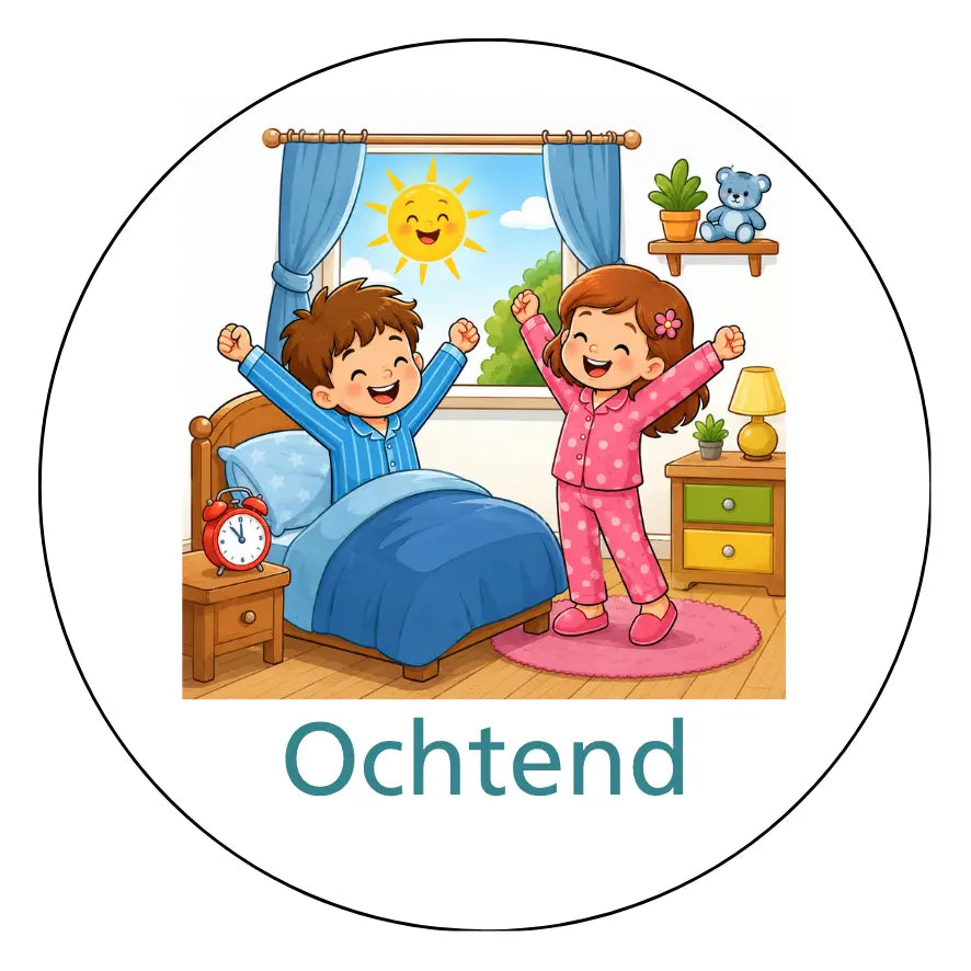 Magnetisch pictogram Ochtend