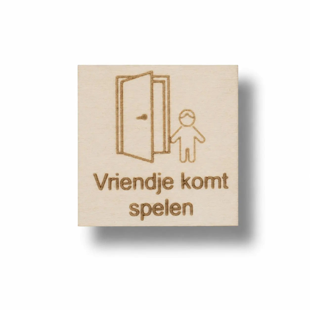Pictogram vriendje komt spelen